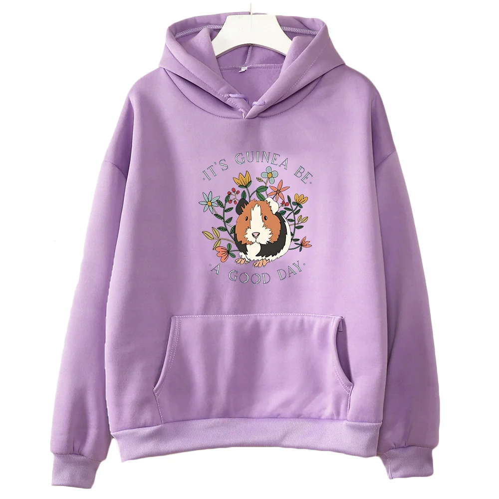 Cute Guinea Pig Graphic Hoodie - đánh giá và giá Winter Clothing Drawing