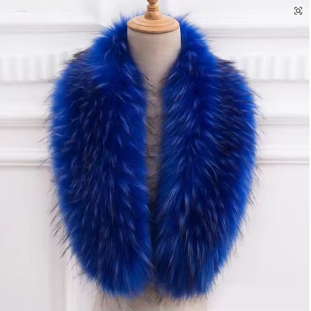 Natural Fur Collar Real Raccoo - đánh giá và giá Winter Clothing Pk