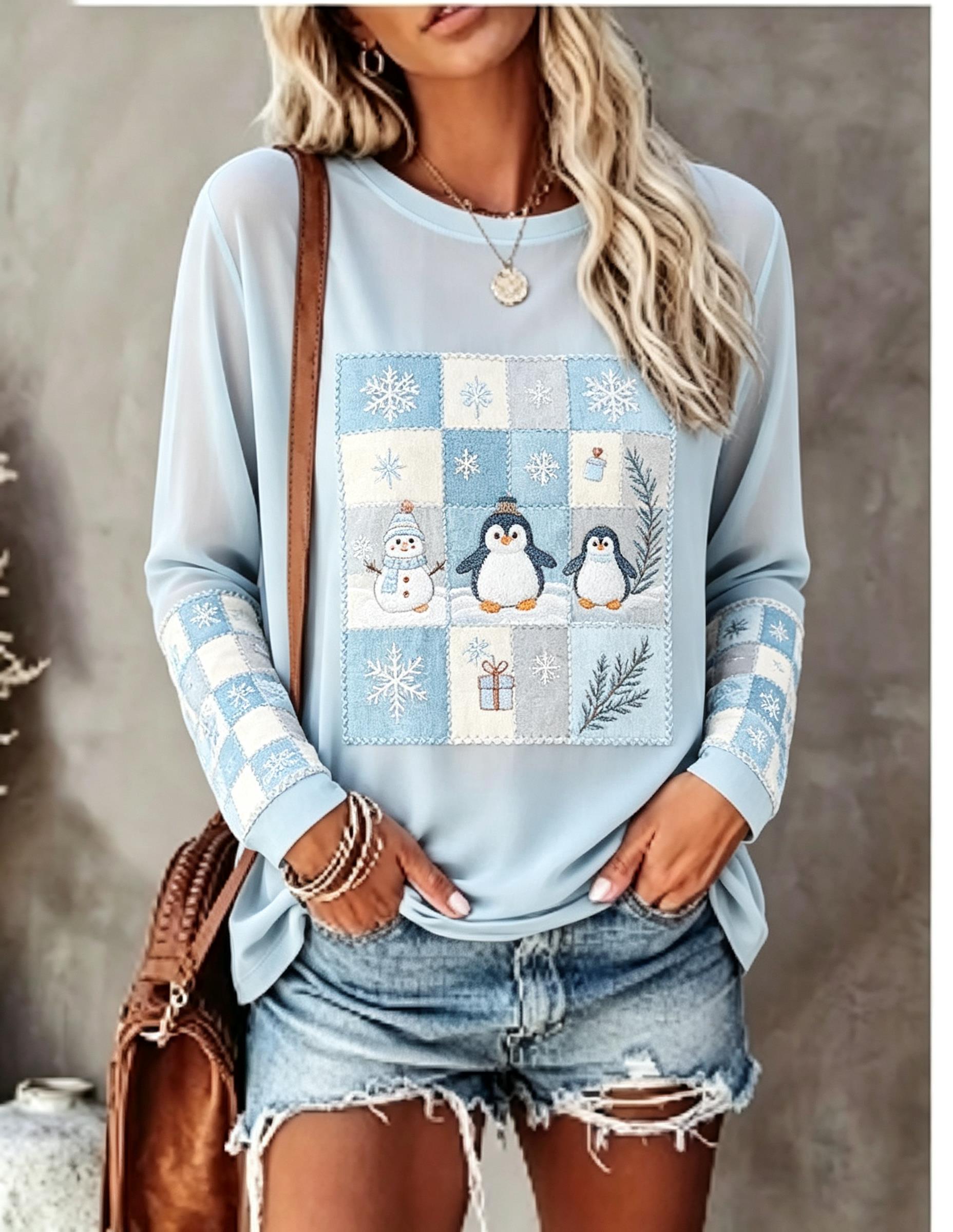 Women Long Sleeve T Shirt Fox  - đánh giá và giá Winter Clothing For Women