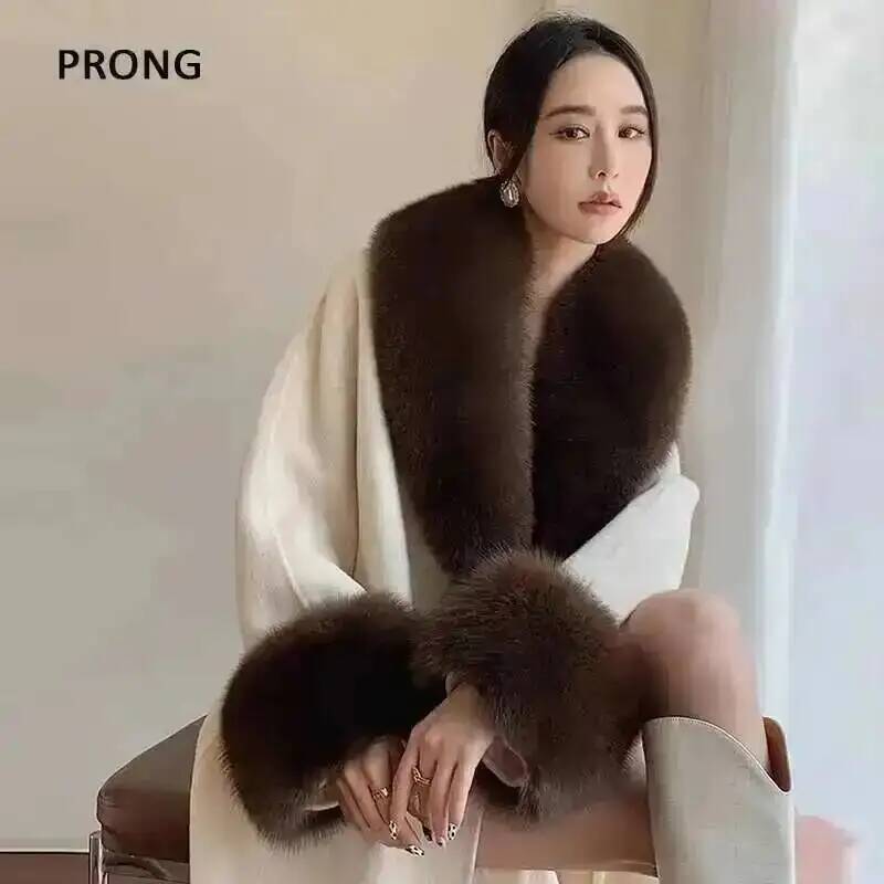 100% Real Fox Fur Collar Winte - đánh giá và giá Winter Clothing Pk