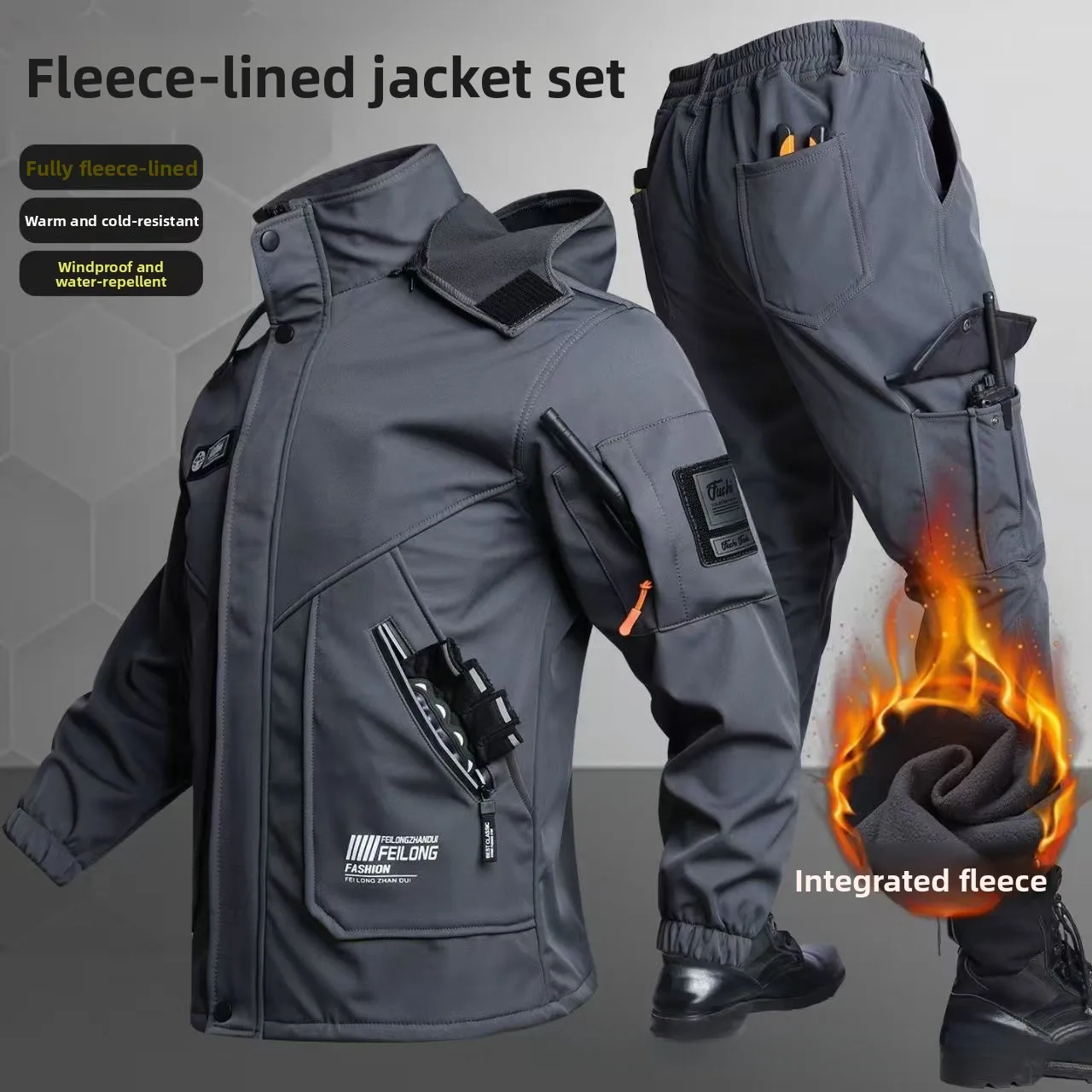 Thickened Fleece Autumn Winter - đánh giá và giá Winter Clothing Pk